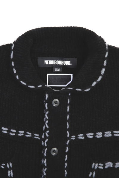 Neighborhood Nh x phingerin pg1 savage knit Black - GRADUATE STORE