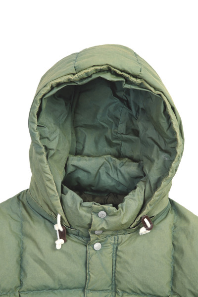 Neighborhood Faded down jacket Olive drab - GRADUATE STORE