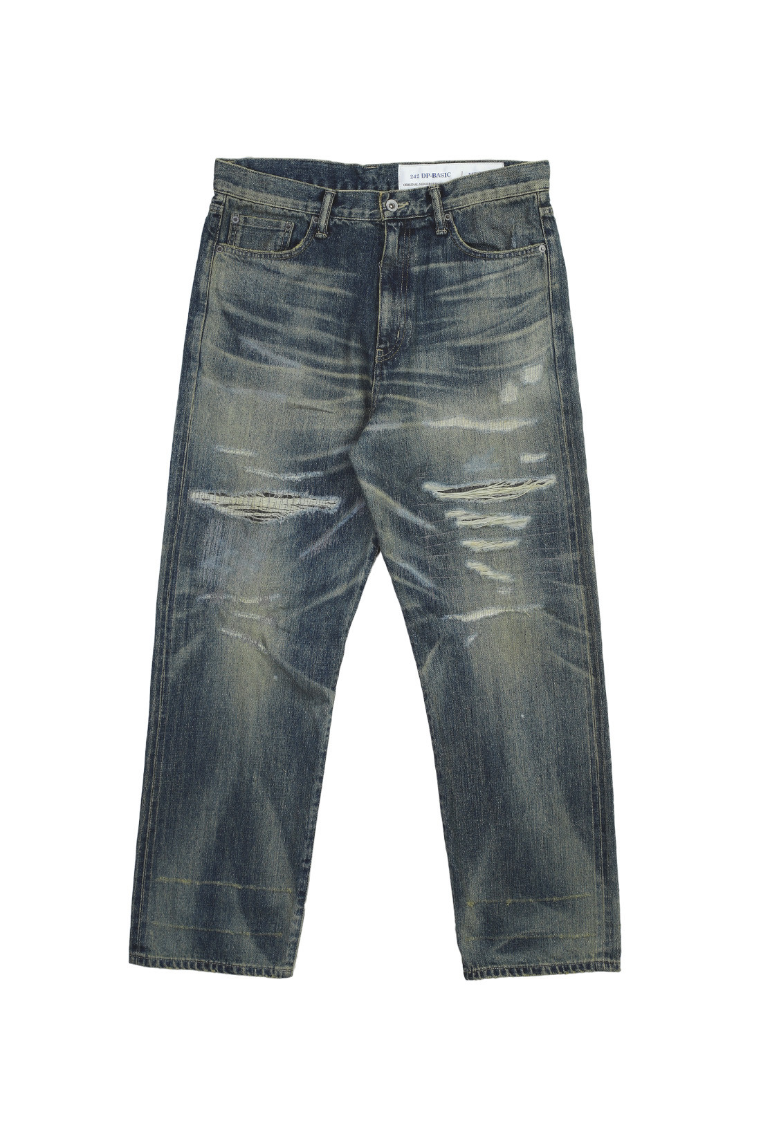 Savage denim dp basic pants Indigo