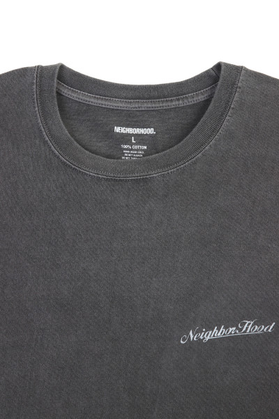 Neighborhood Nh. tee ls-12 Black - GRADUATE STORE