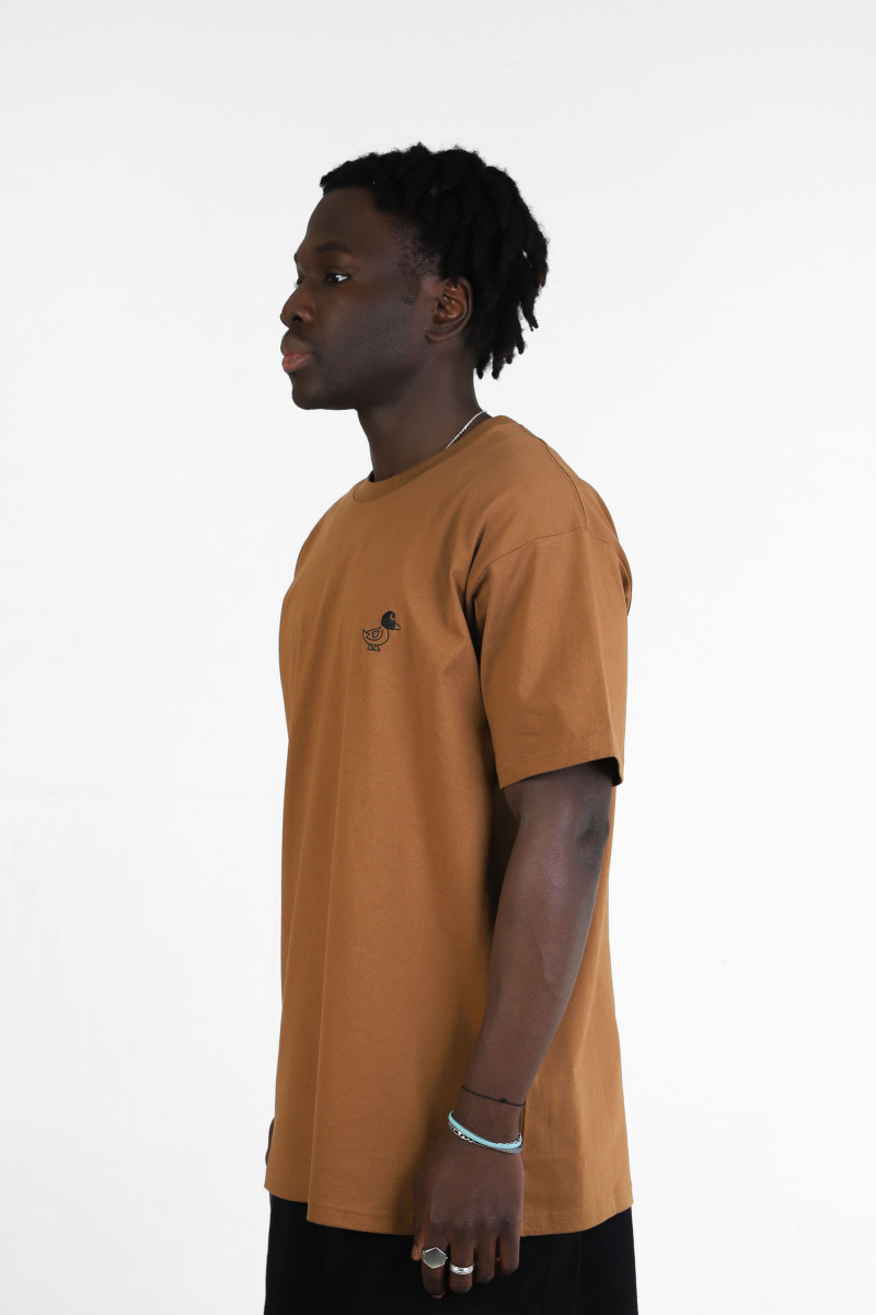 S/s madison duck t-shirt Hamilton brown/black