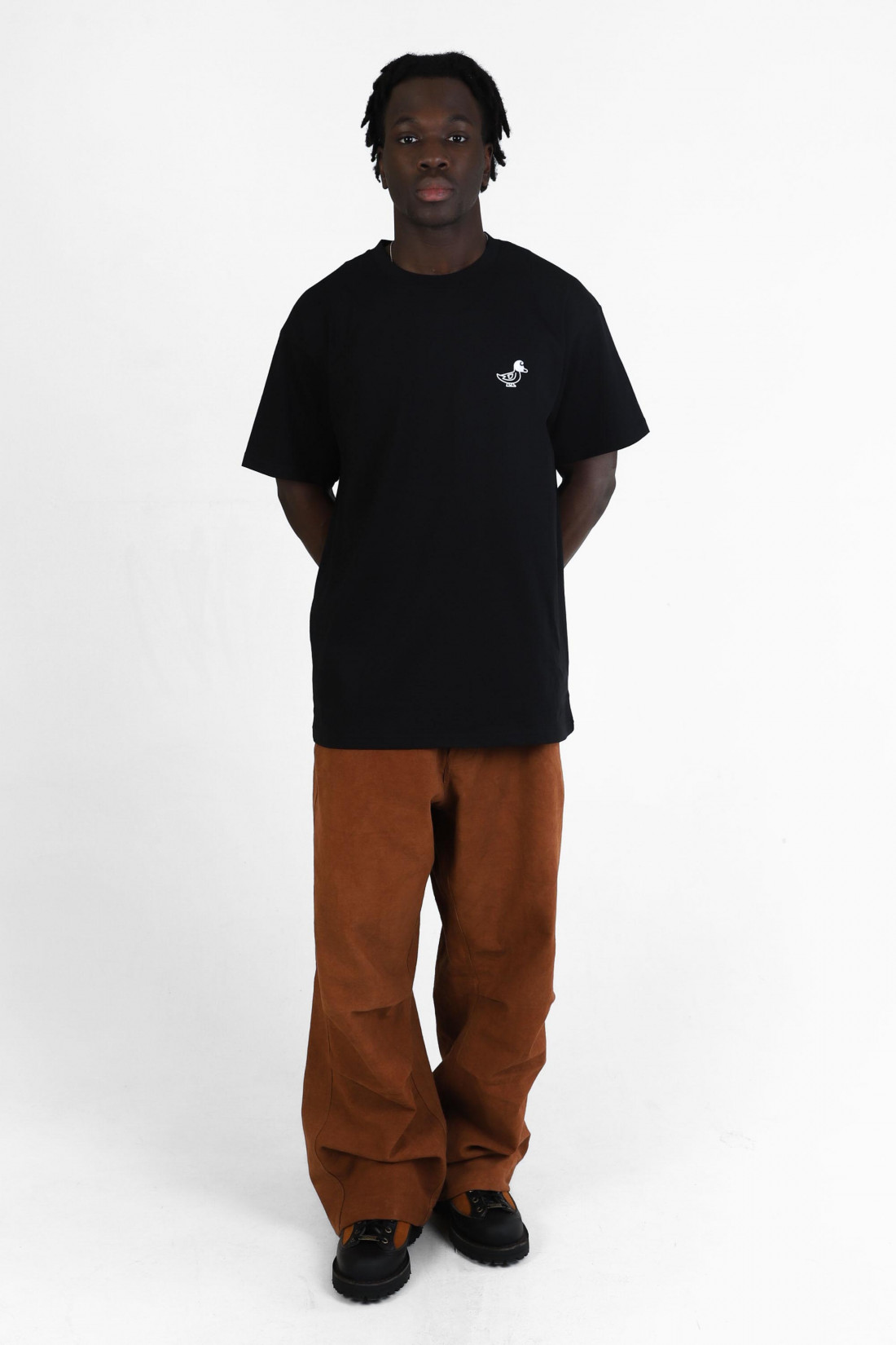 S/s madison duck t-shirt Black/white