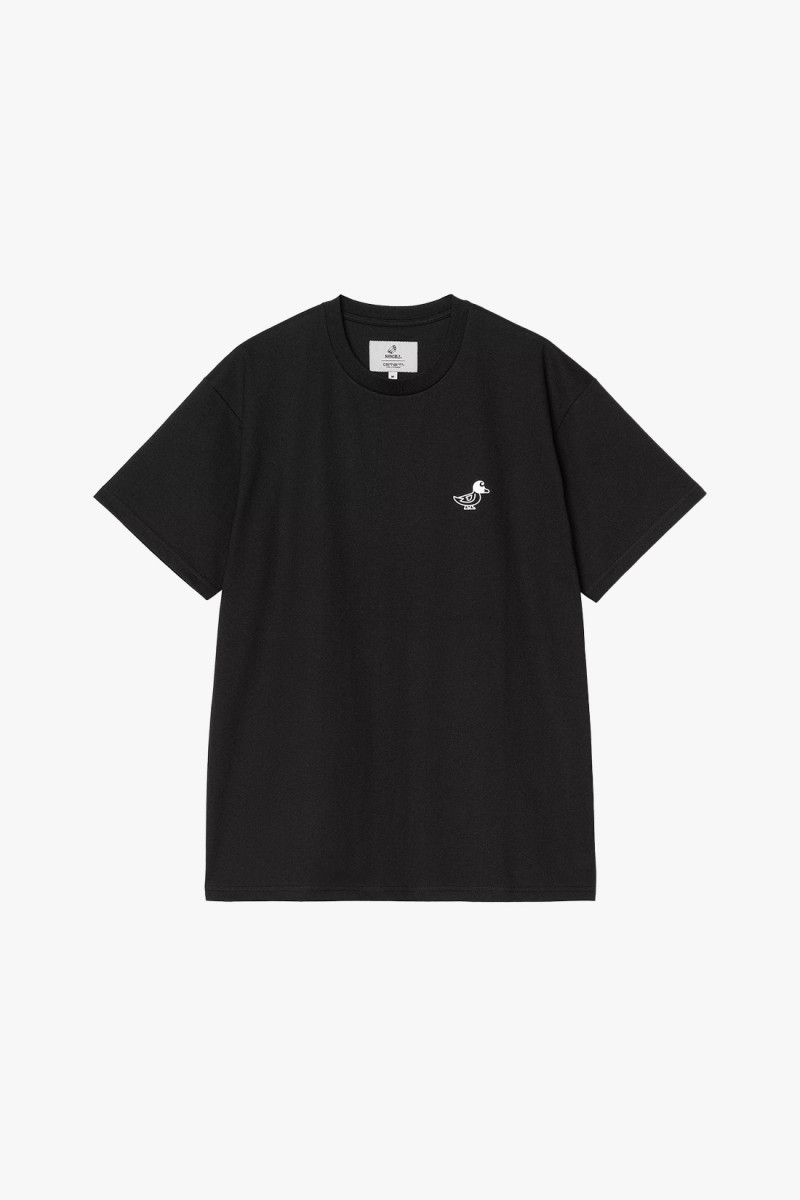 S/s madison duck t-shirt Black/white