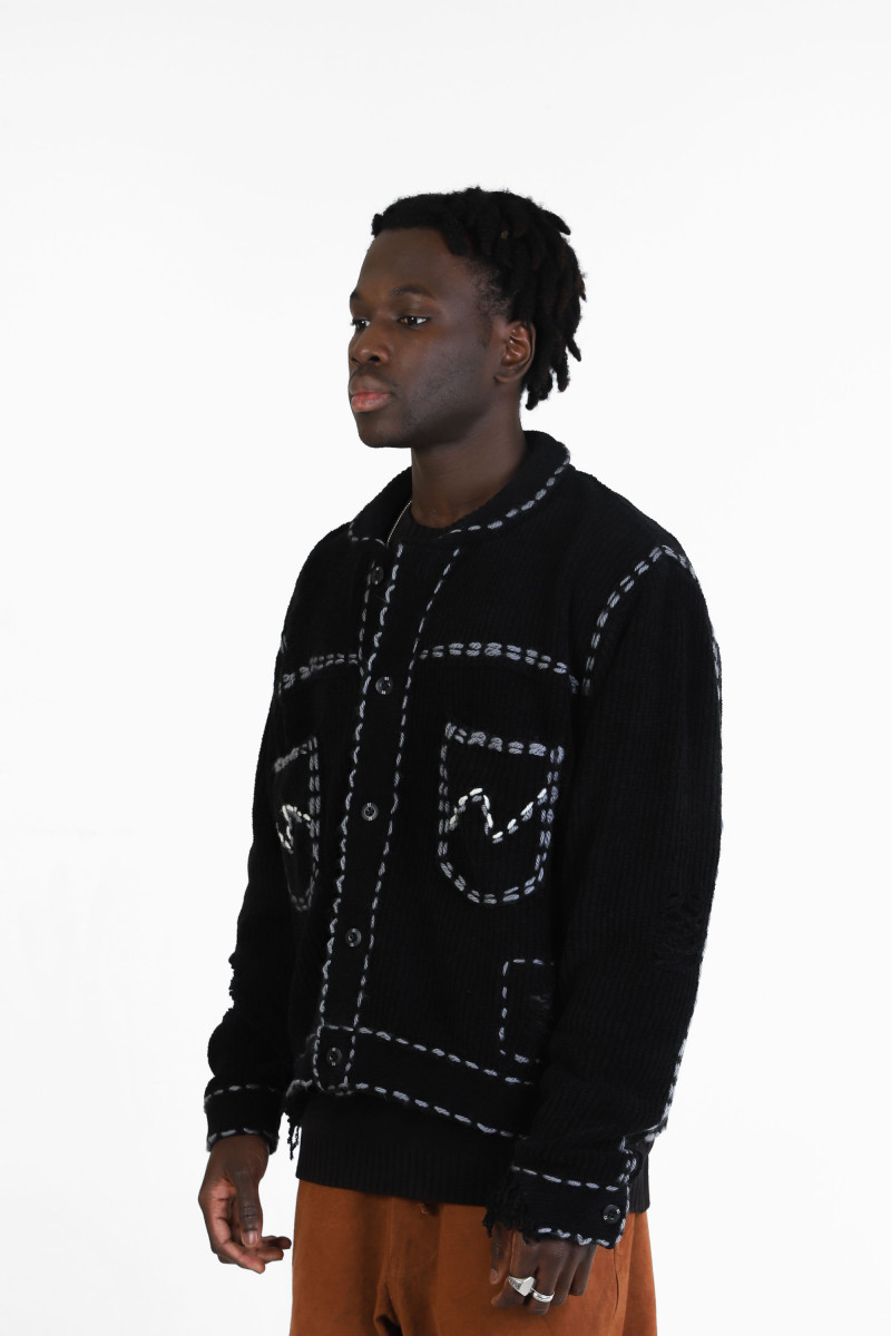 Nh x phingerin pg1 savage knit Black