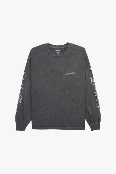 Neighborhood Nh. tee ls-12 Black - GRADUATE STORE