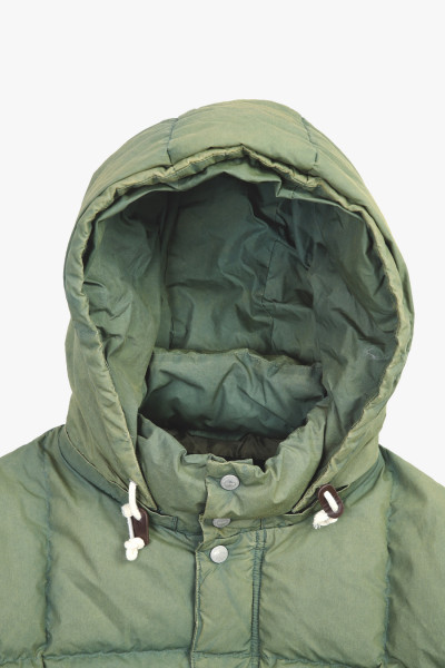 Neighborhood Faded down jacket Olive drab - GRADUATE STORE