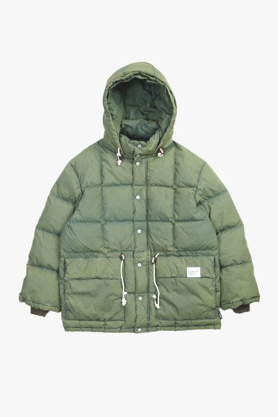 Faded down jacket Olive drab