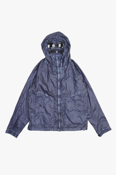 Cp company Lino wax goggle jacket Oceana - GRADUATE STORE