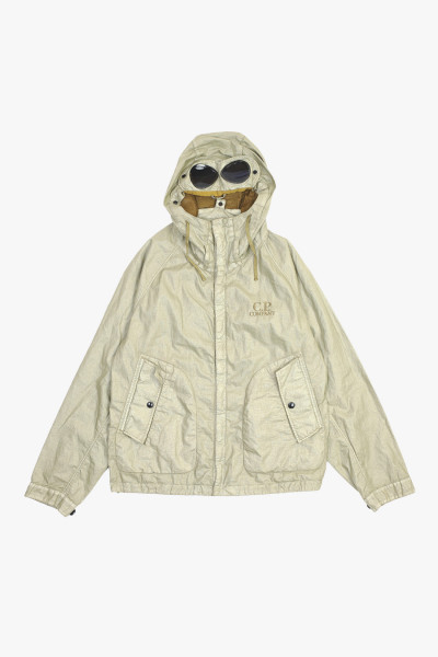 Cp company Lino wax goggle jacket Tree house - GRADUATE STORE