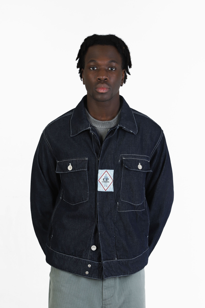 3/1 denim short jacket Denim normal washed