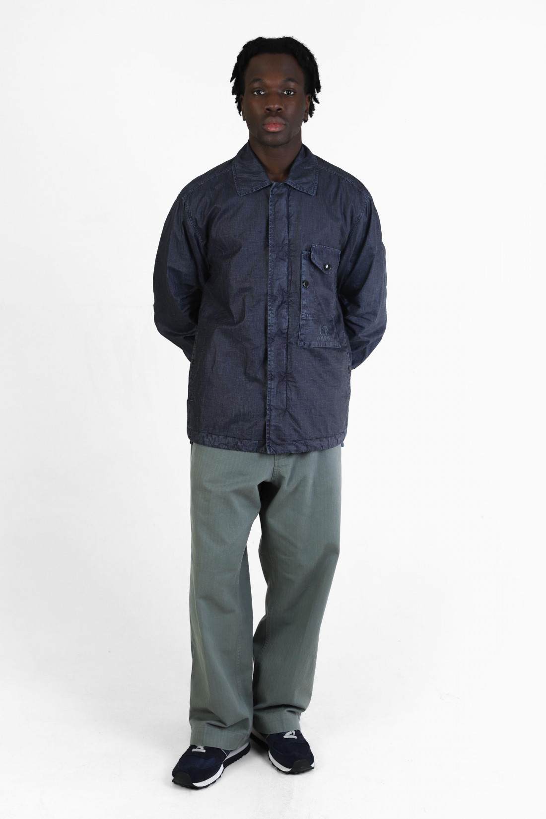 Lino wax overshirt Oceana