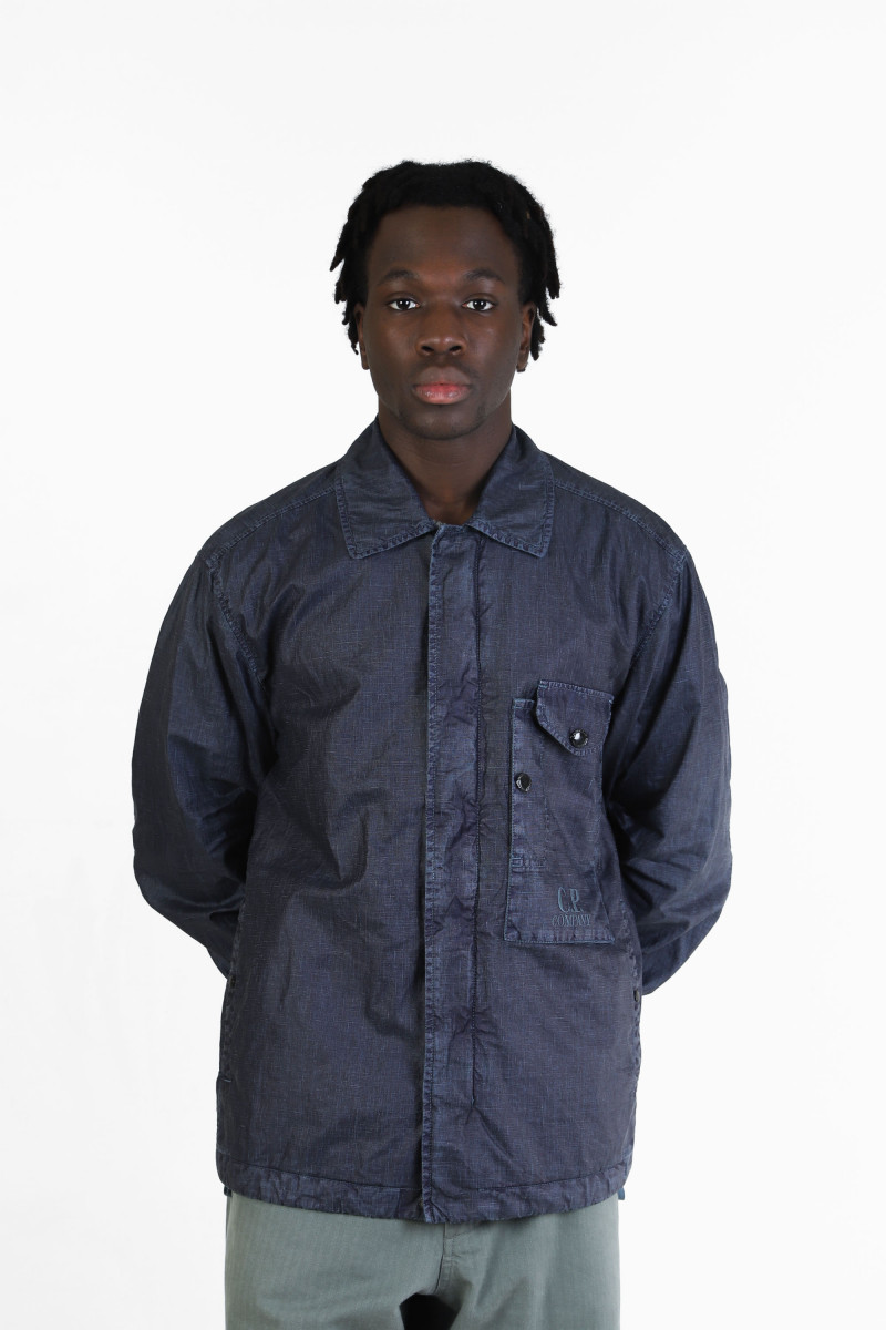 Lino wax overshirt Oceana