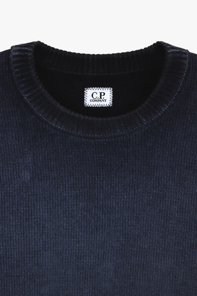 Chenille cotton knit Total eclipse