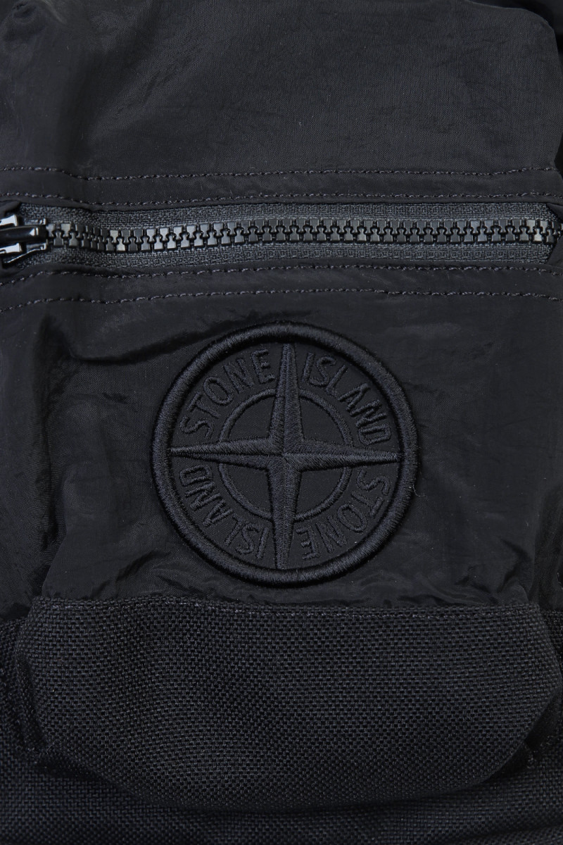 00908 nylon bum bag v0029 Nero