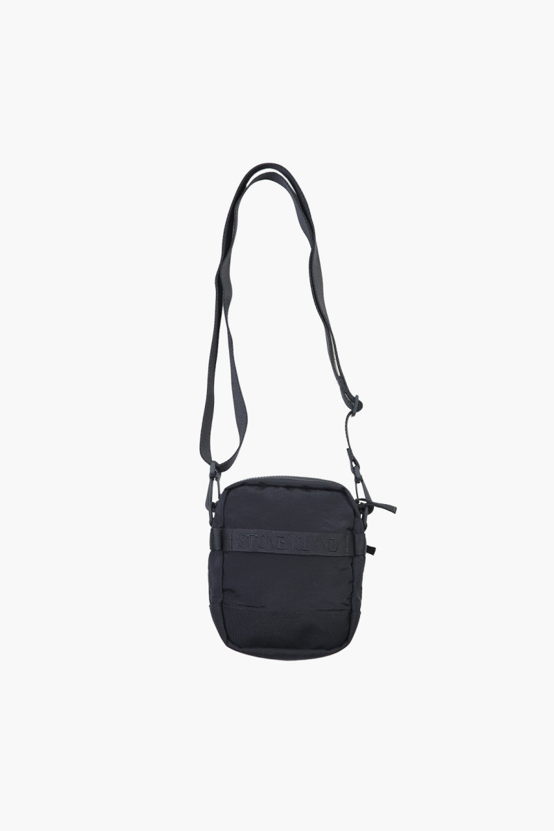 00908 nylon bum bag v0029 Nero