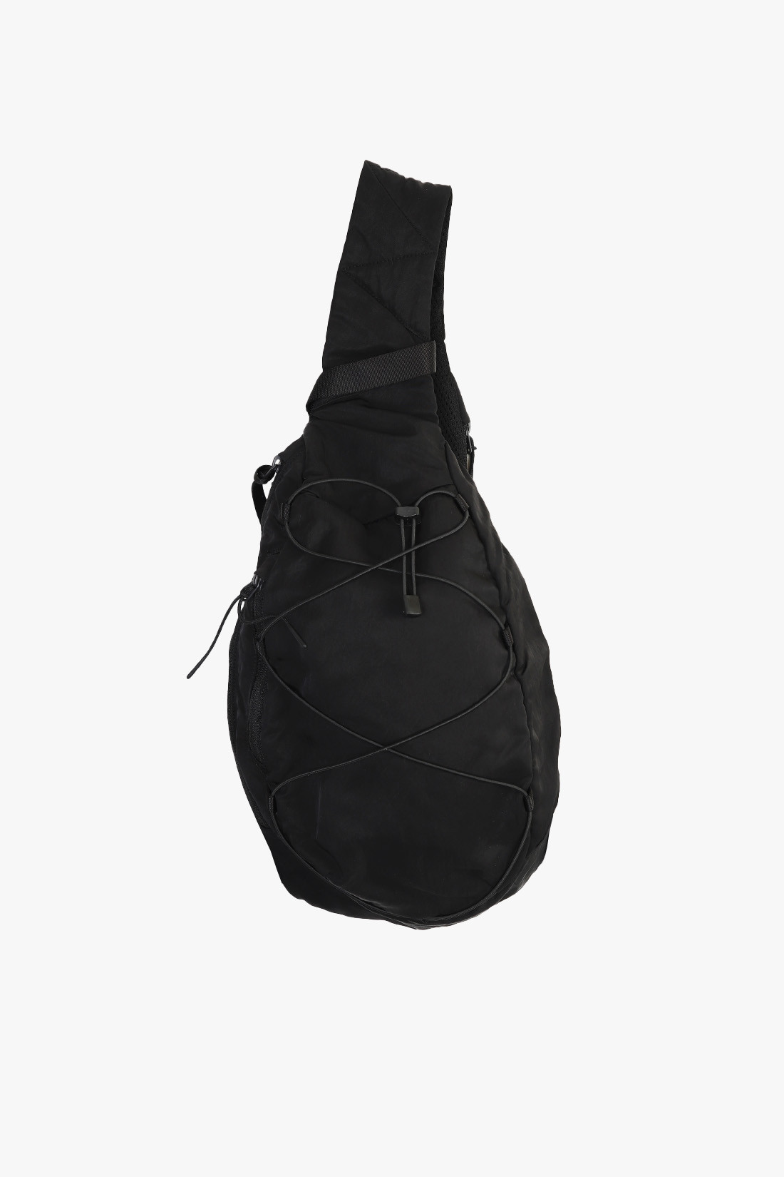 Nylon b crossbody rucksack Black