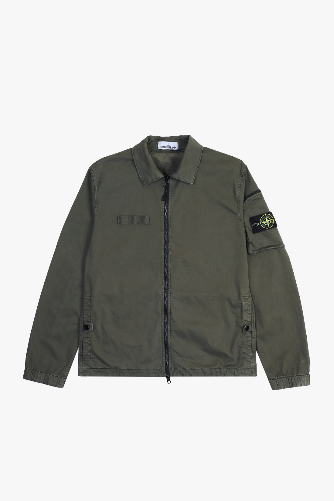 00003 overshirt v0154 Verde militare