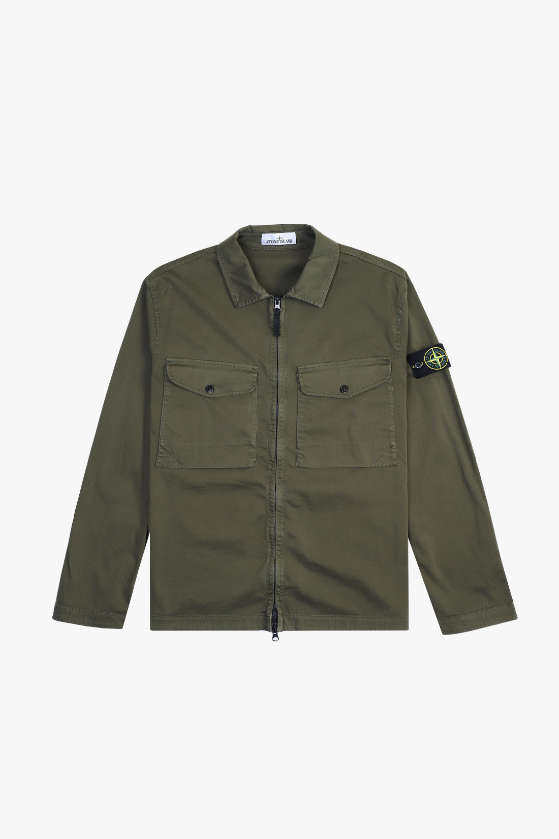 00128 overshirt v0054 Verde militare