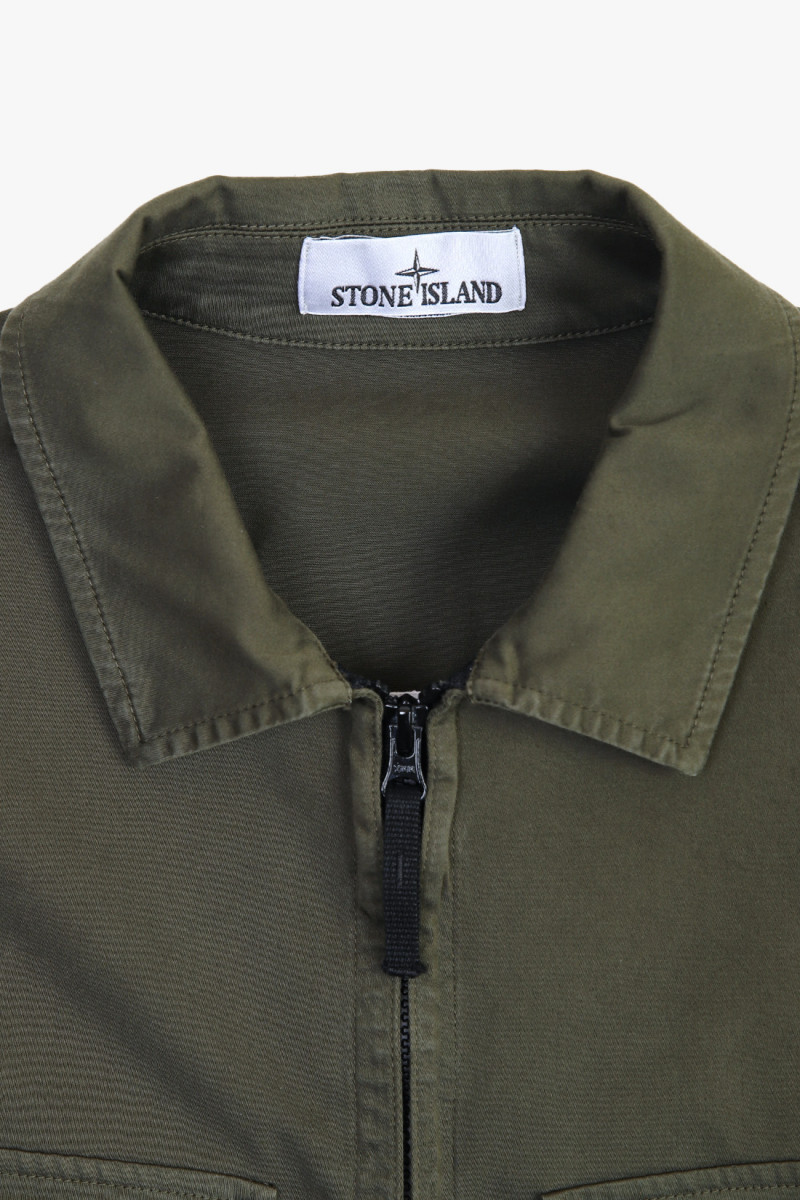 00128 overshirt v0054 Verde militare