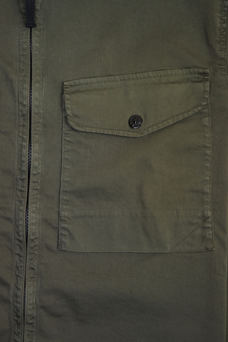 00128 overshirt v0054 Verde militare