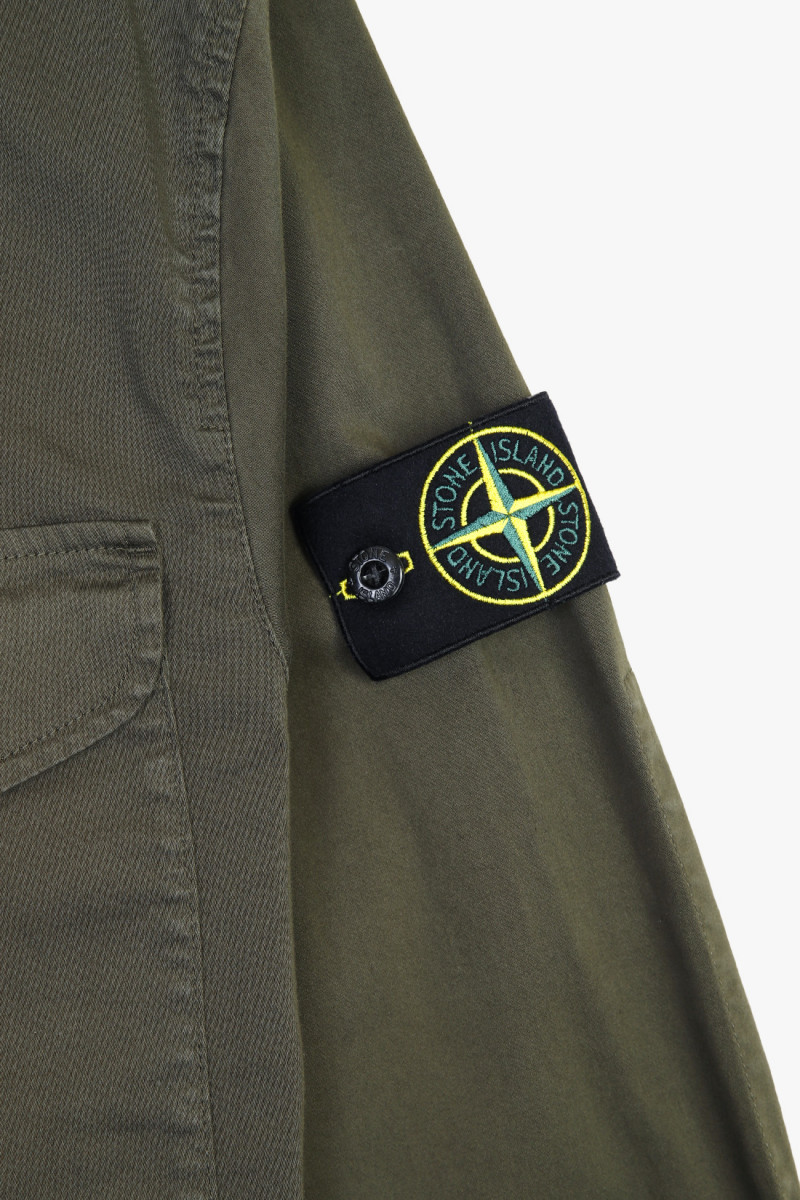 00128 overshirt v0054 Verde militare