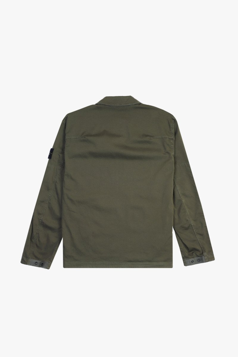 00128 overshirt v0054 Verde militare