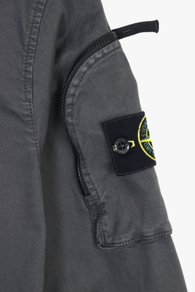 Stone island 00003 overshirt v0165 Carbone - GRADUATE STORE