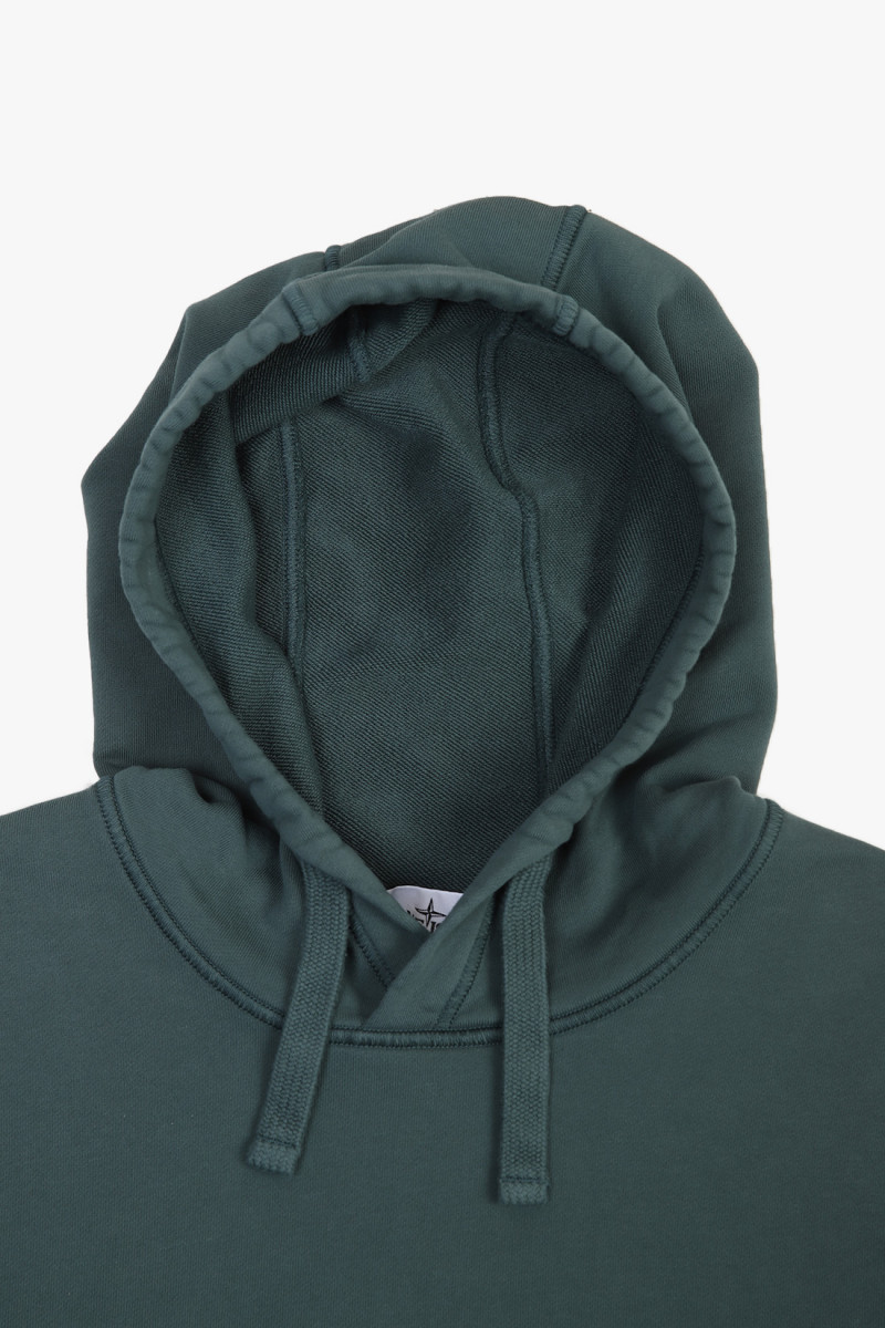 00045 hooded sweater v0053 Verde bottiglia