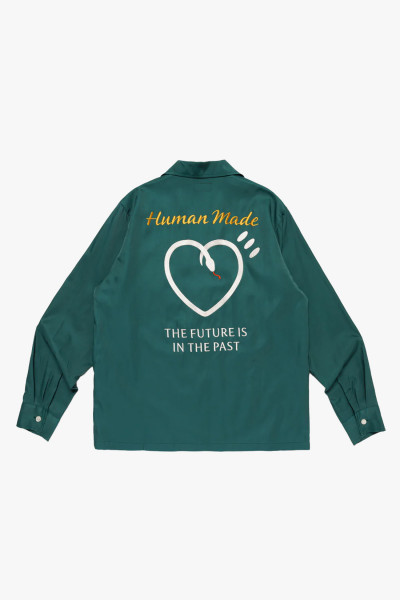 Human made Bowling shirt Green - GRADUATE STORE