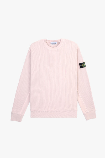 Stone island 6100008 waffle crewneck v0082 Rosa antico - GRADUATE ...