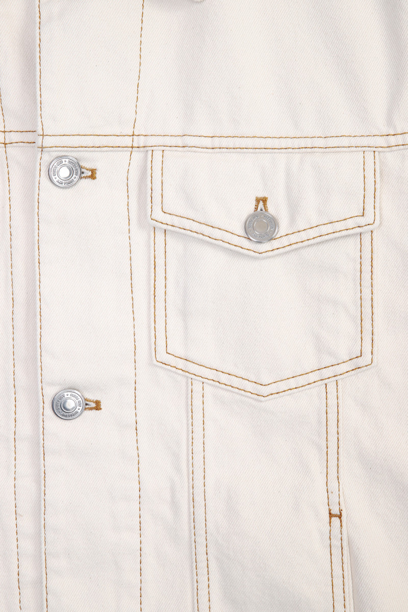 Ami paris trucker jacket Blanc creme