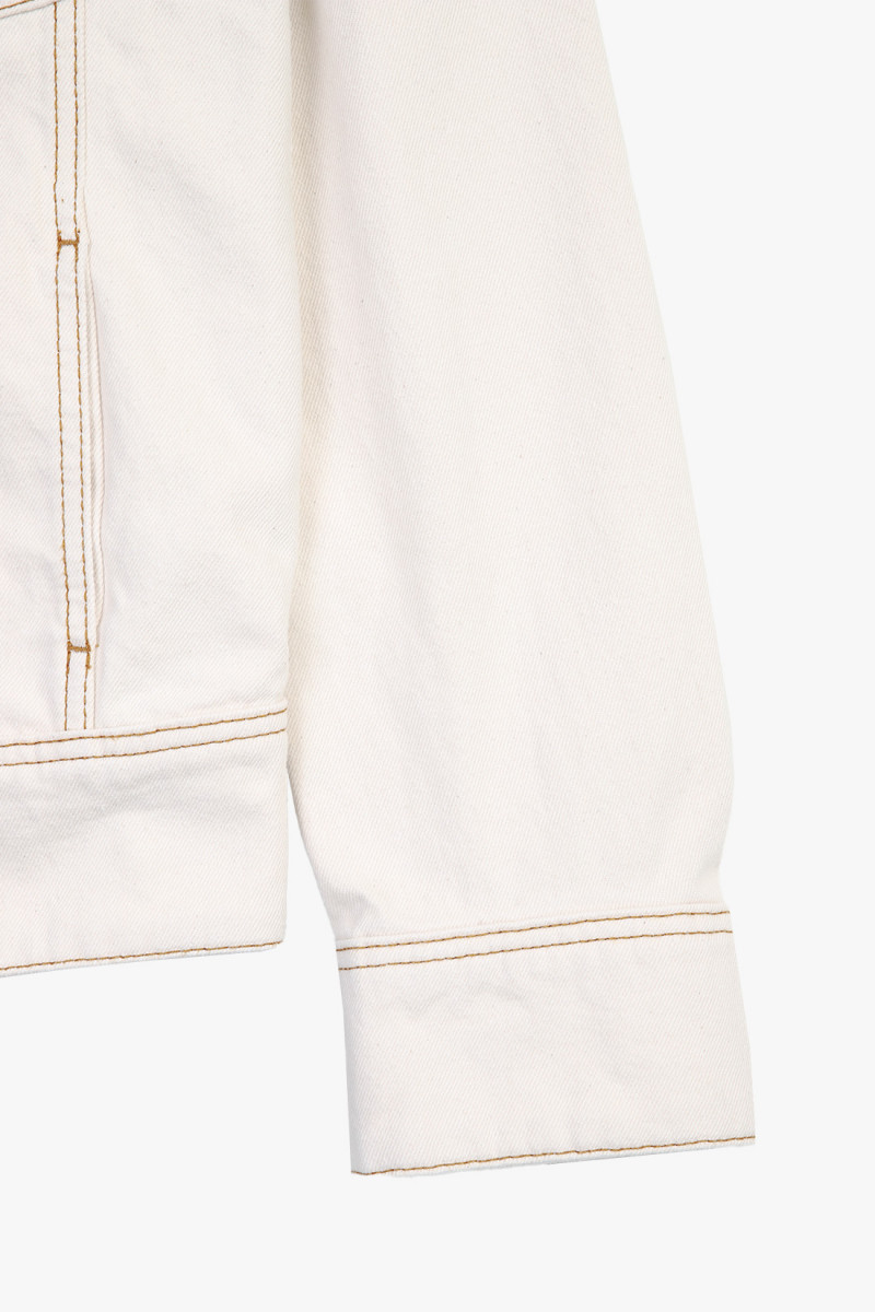 Ami paris trucker jacket Blanc creme