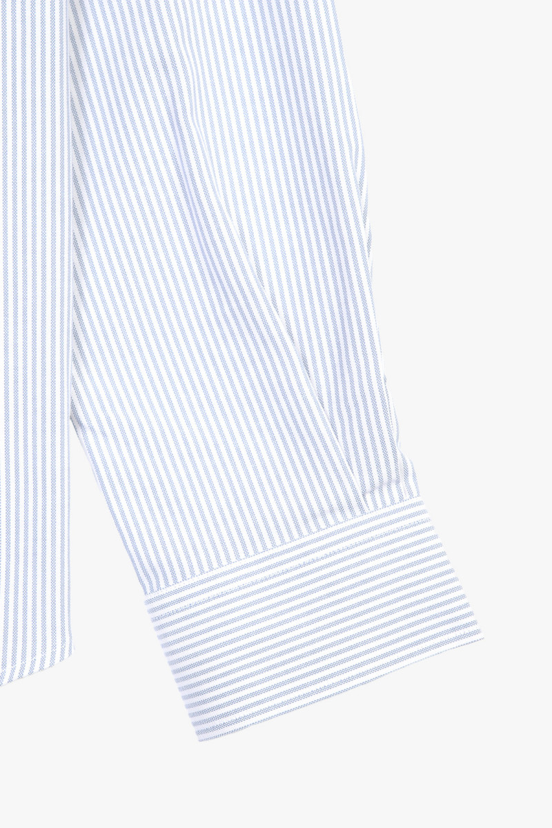 Chemise ami de coeur note Bleue / blanc creme