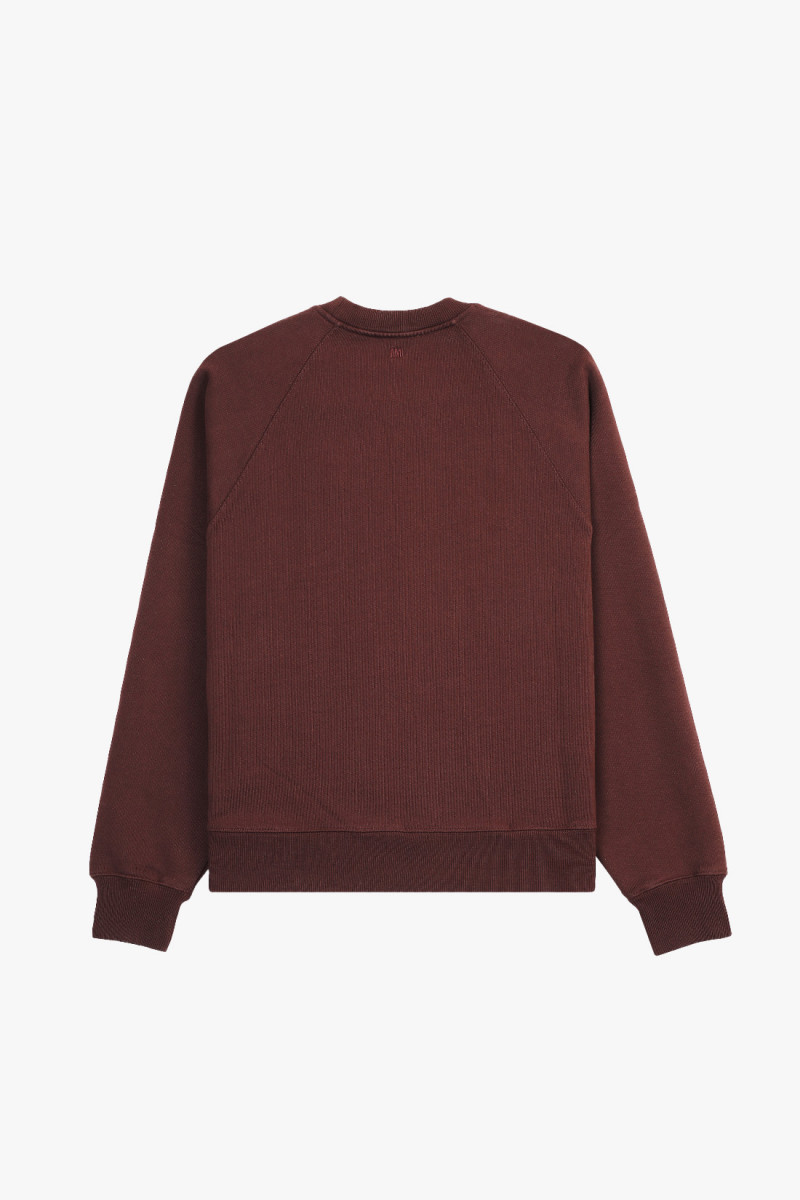 Sweatshirt boxy adc tonal Aubergine