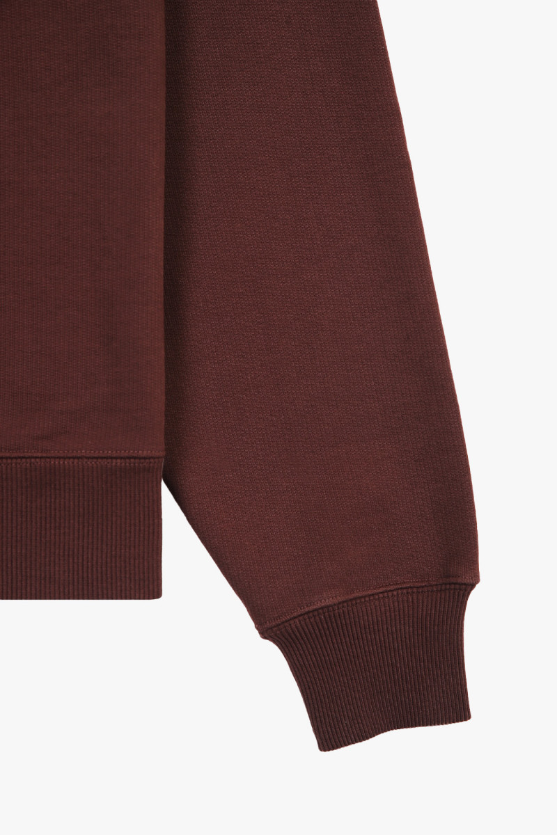 Sweatshirt boxy adc tonal Aubergine