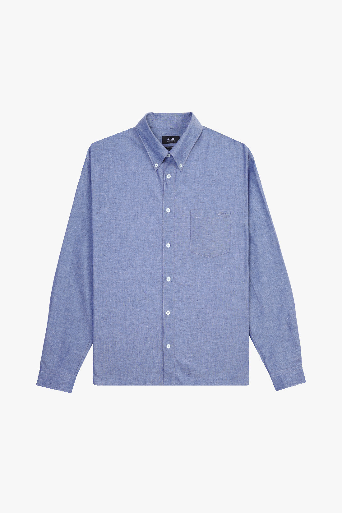 Chemise edouard brodee Indigo