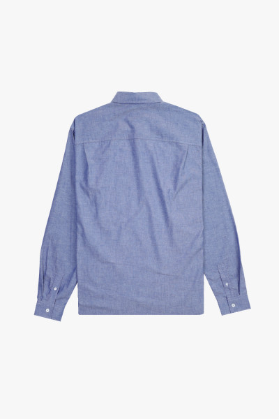 A.p.c. Chemise edouard brodee Indigo - GRADUATE STORE