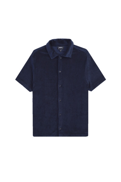 A.p.c. Chemisette nicolo Dark navy - GRADUATE STORE