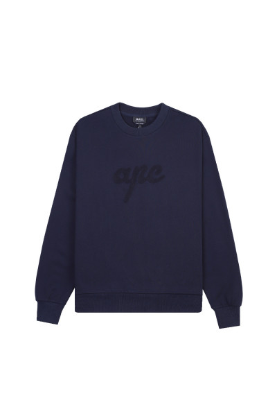 A.p.c. Sweat ethan Dark navy - GRADUATE STORE