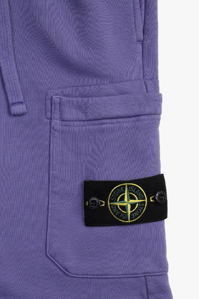 Stone island 00012 fleece short v0047 Lavanda - GRADUATE STORE