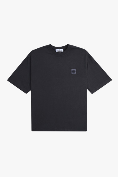 Stone island 2100034 combed tee v0065 Carbone - GRADUATE STORE