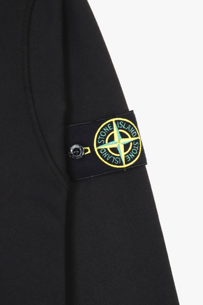 Stone island 00042 hooded zip sweater v0029 Nero - GRADUATE STORE