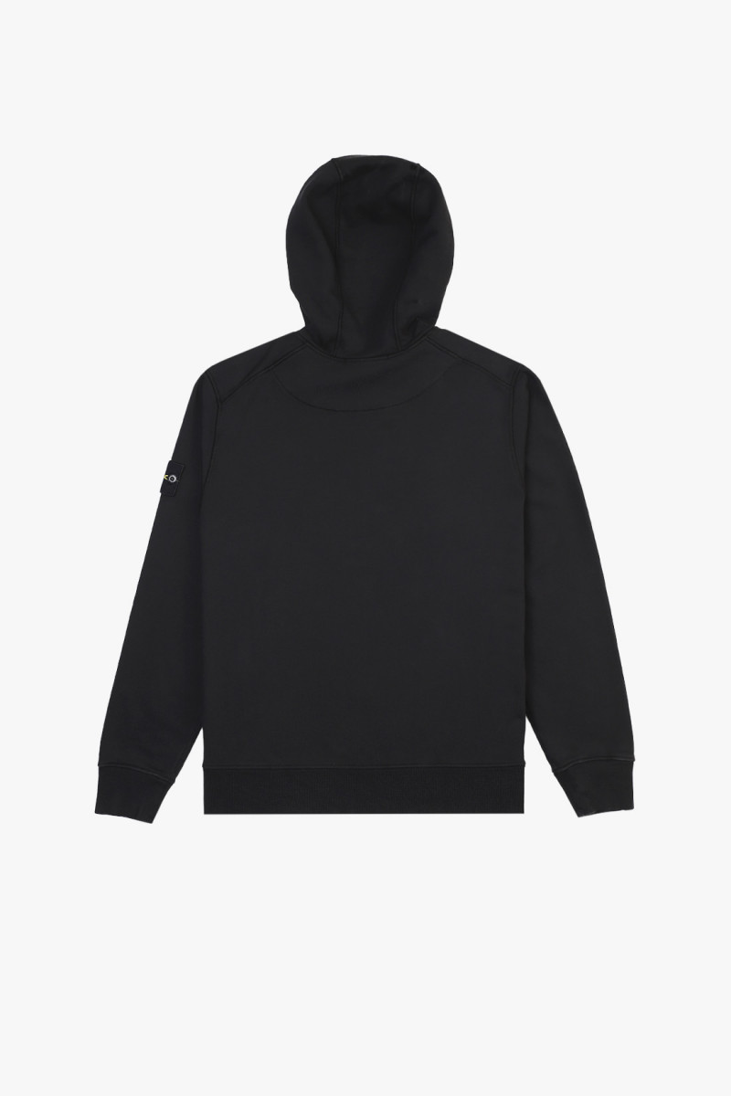 00042 hooded zip sweater v0029 Nero