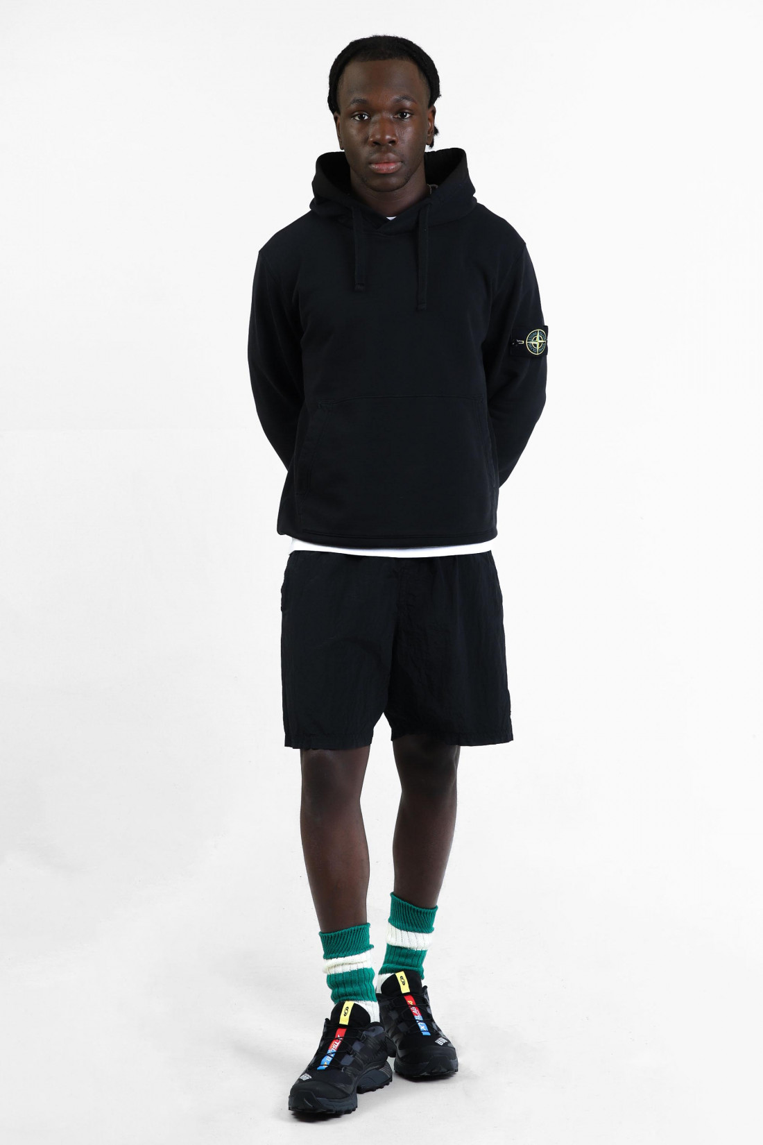 6100045 hooded sweater v0029 Nero