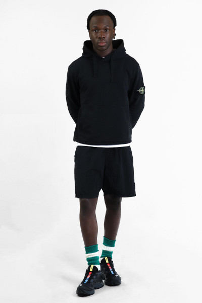 00045 hooded sweater v0029 Nero