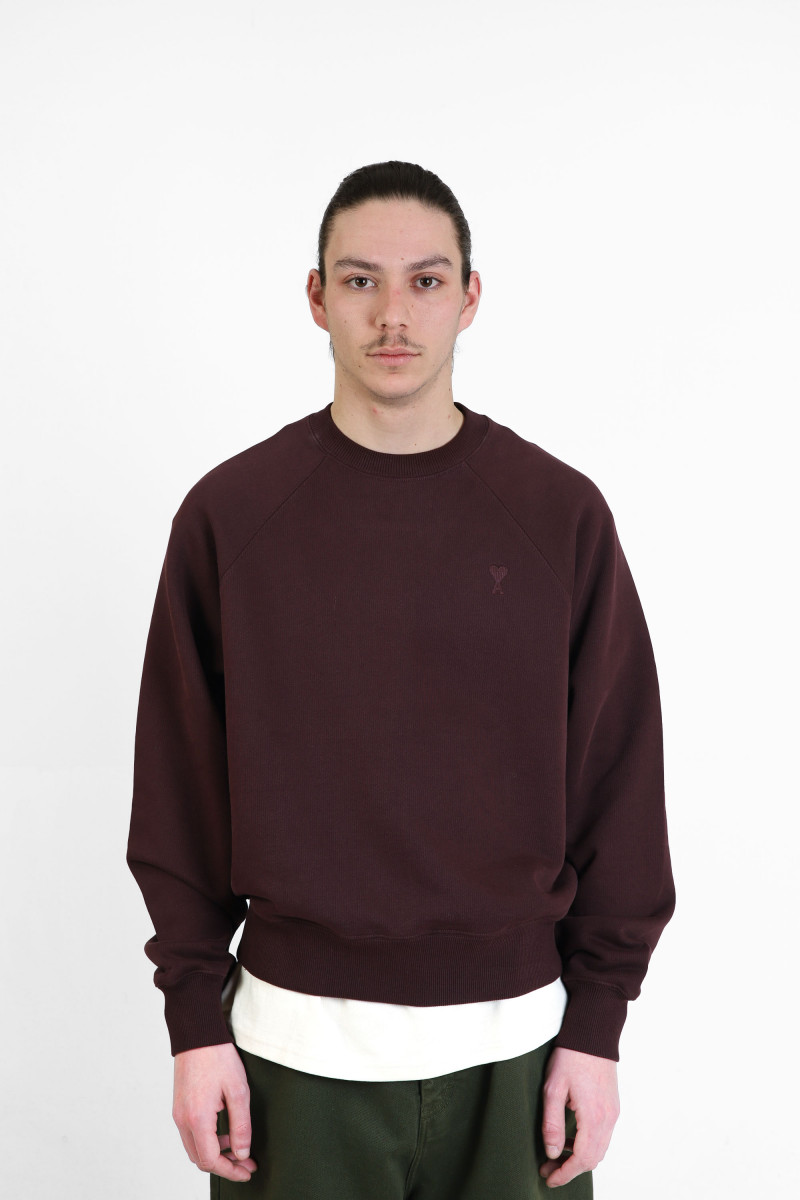 Sweatshirt boxy adc tonal Aubergine