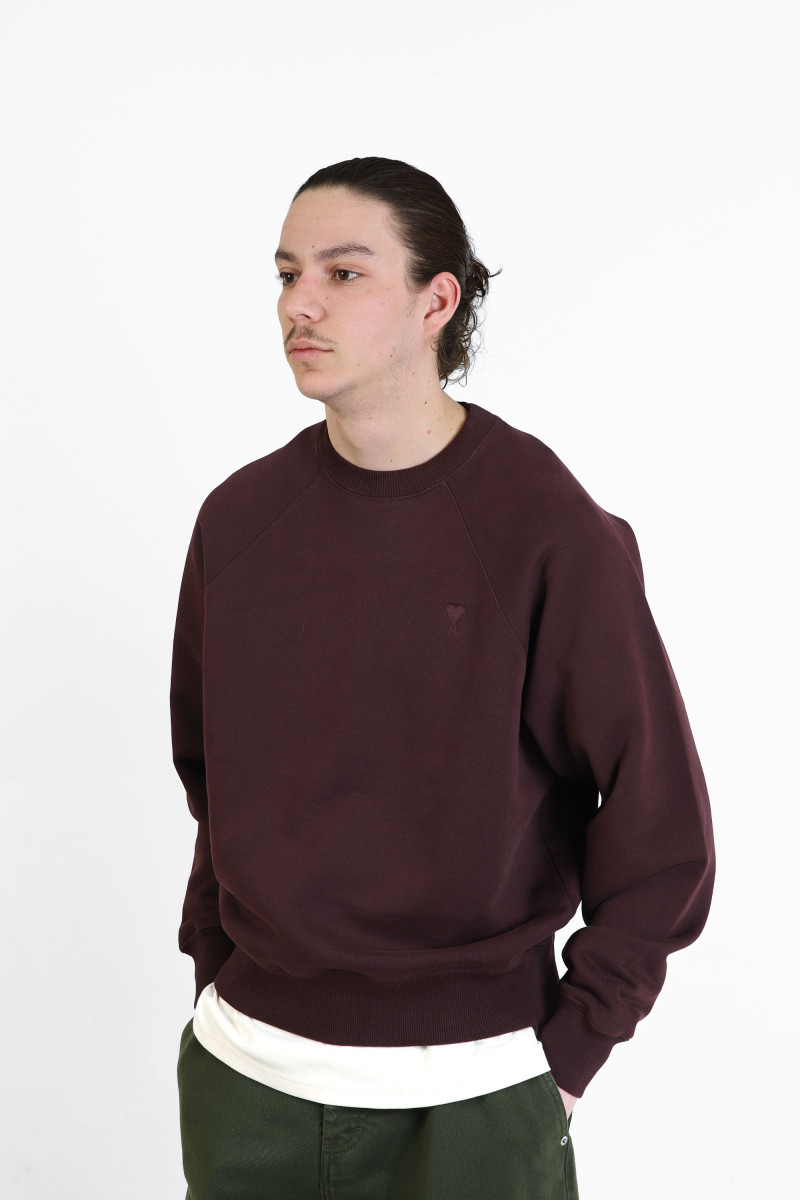 Sweatshirt boxy adc tonal Aubergine