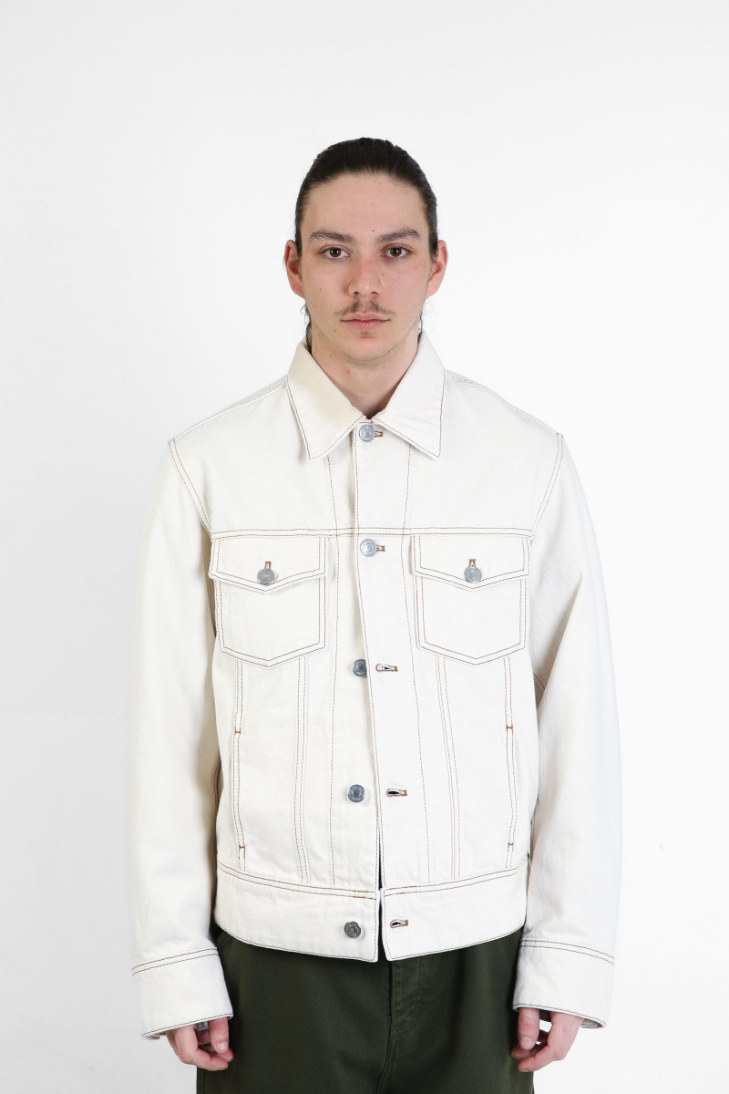 Ami paris trucker jacket Blanc creme