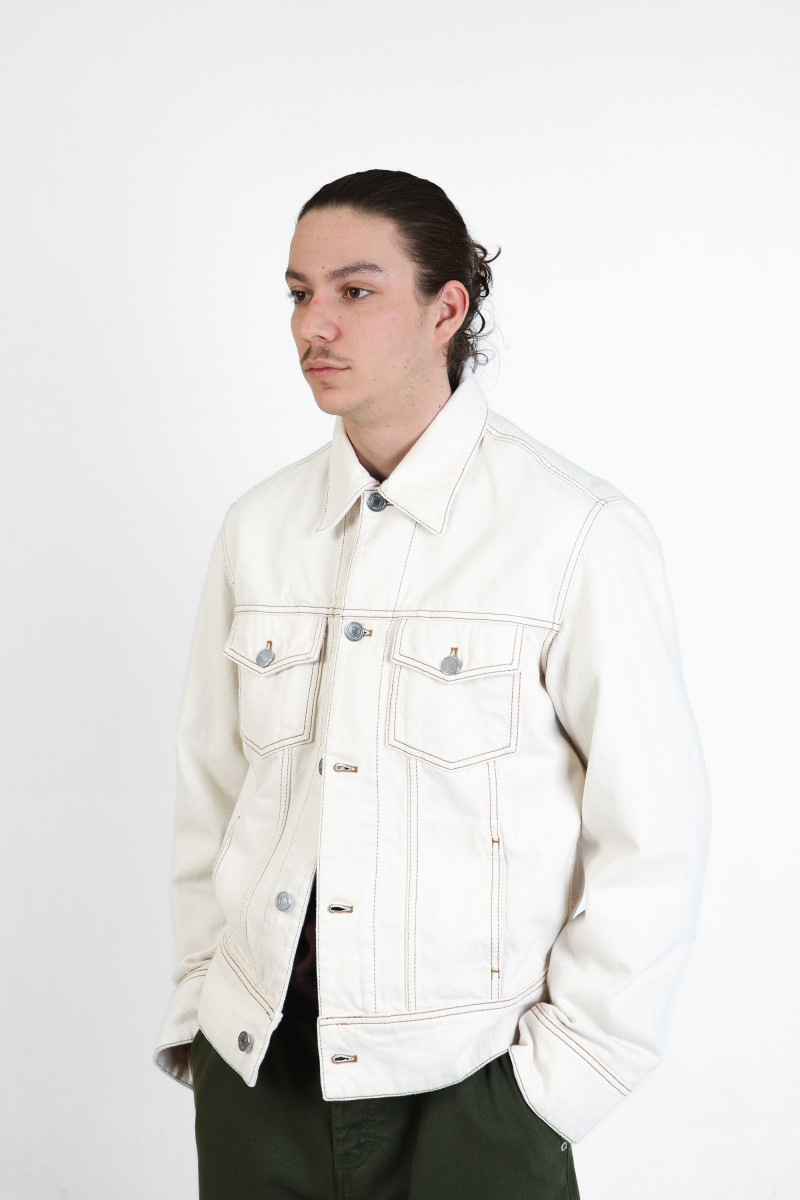 Ami paris trucker jacket Blanc creme