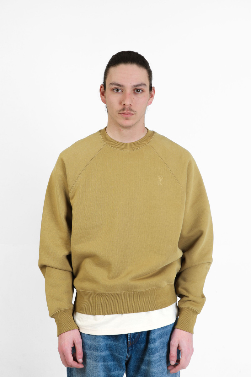 Sweatshirt boxy adc tonal Havane